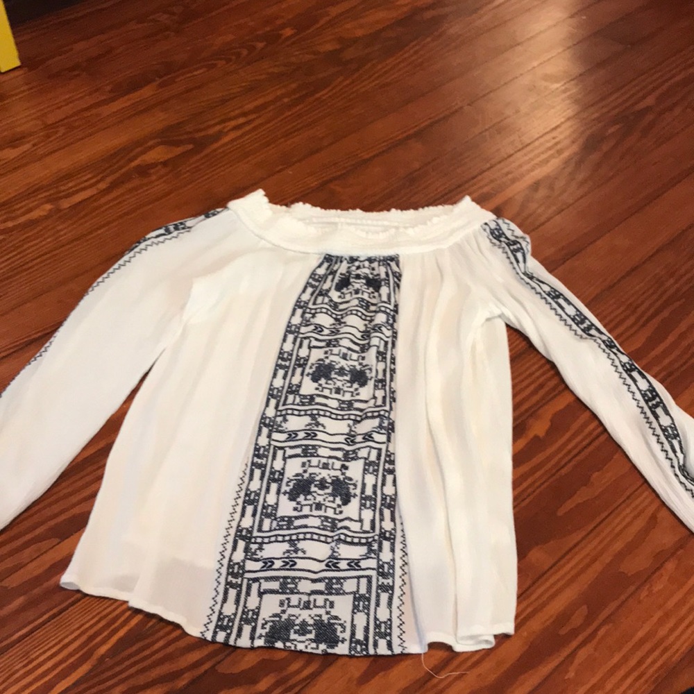 off the shoulder shirt